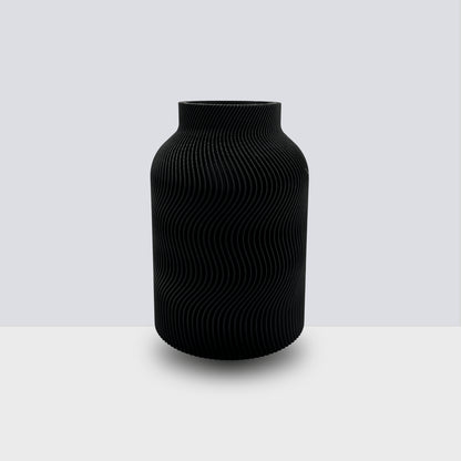 Vase „Wave Noir“