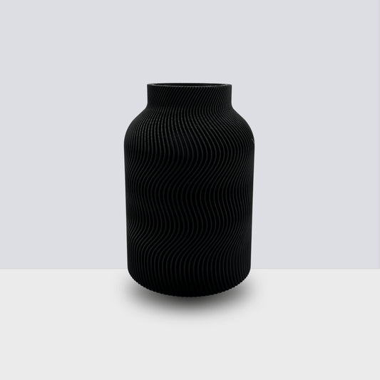 Vase „Wave Noir“